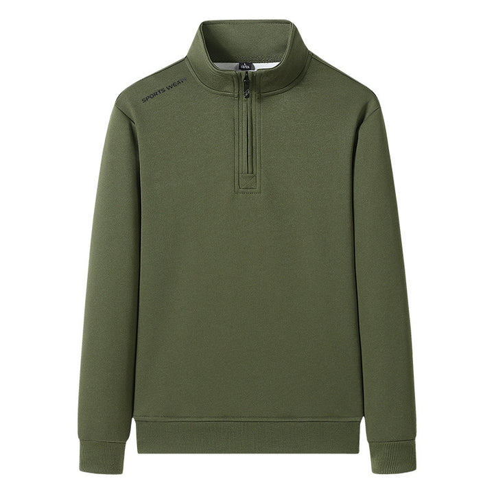Herren Sportlicher Stehkragen Pullover Drune