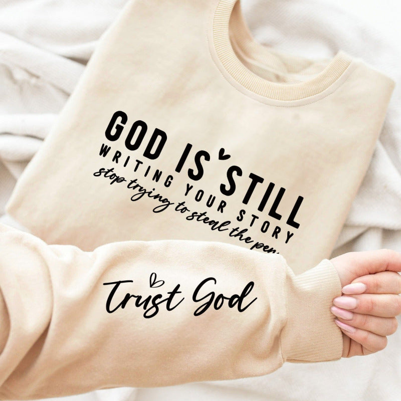 Damen Sweatshirt mit inspirierendem Schriftzug und weichem Material Drune