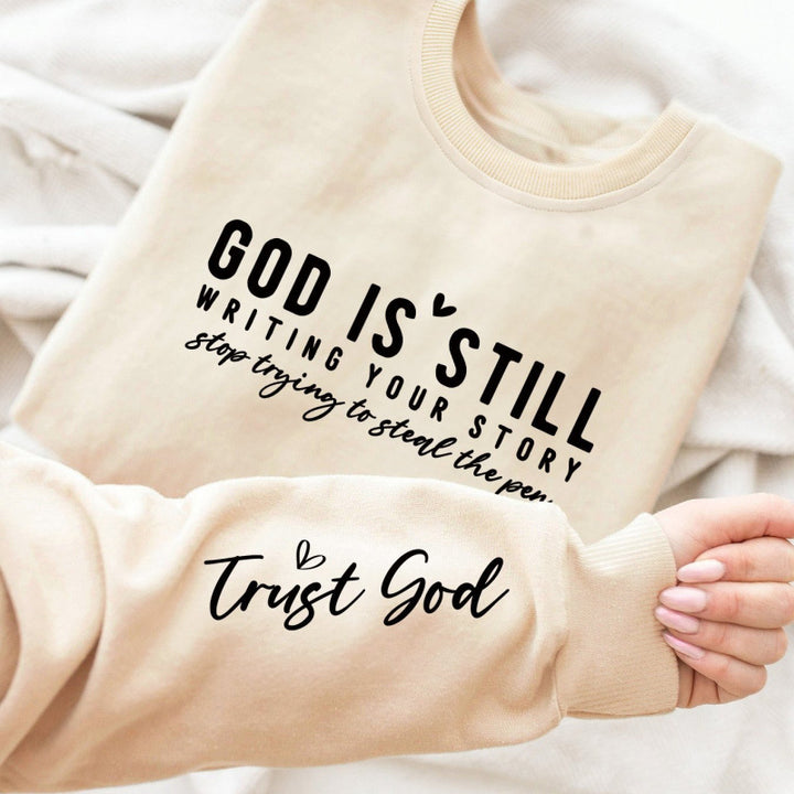 Damen Sweatshirt mit inspirierendem Schriftzug und weichem Material Drune