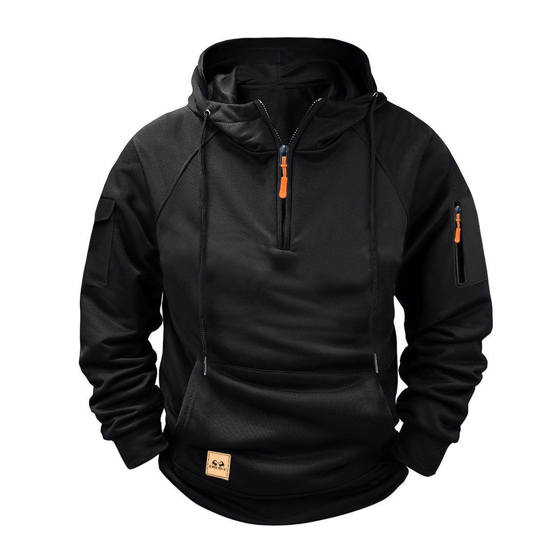 Herren sportlicher Kapuzenpullover mit praktischem Reißverschluss Drune
