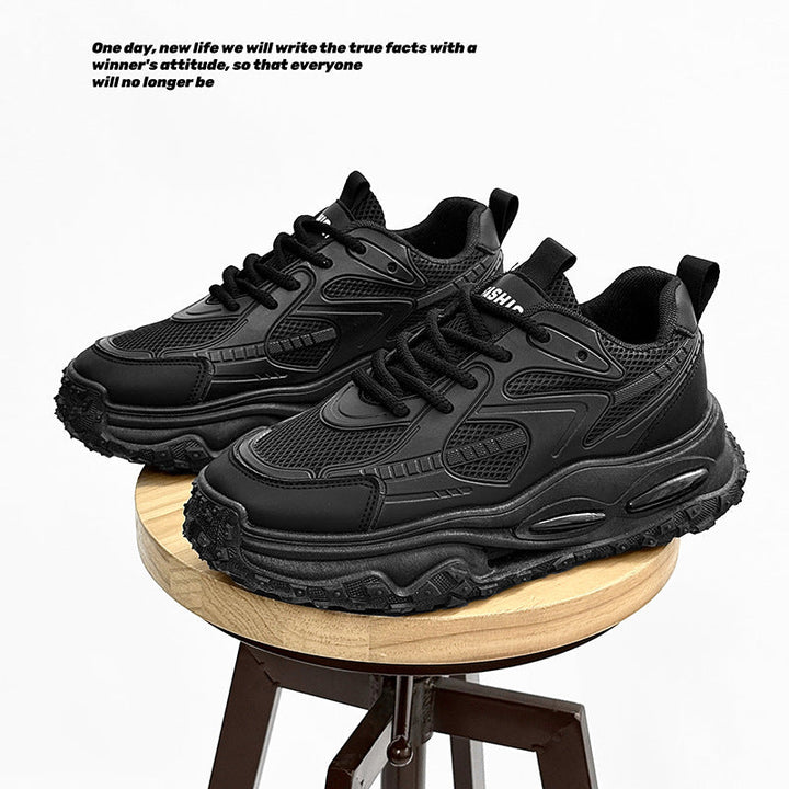 Damen Sportliche Netz-Sneaker mit rutschfester Profilsohle und atmungsaktiver Konstruktion Drune