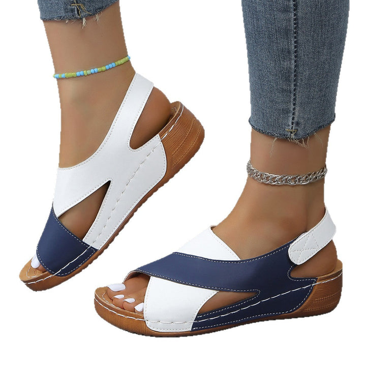 Damen Komfortable und stylische Sandalen mit Tragekomfort und modischen Ausschnitten Drune