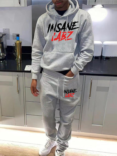 Herren Sportliches Hoodie und Jogginghose Set mit markantem Logo Drune