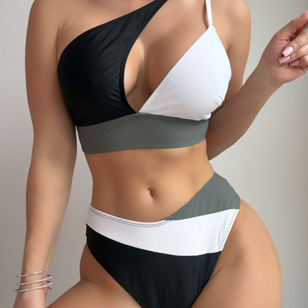 Damen Sportlicher Einteiliger Bikini Drune
