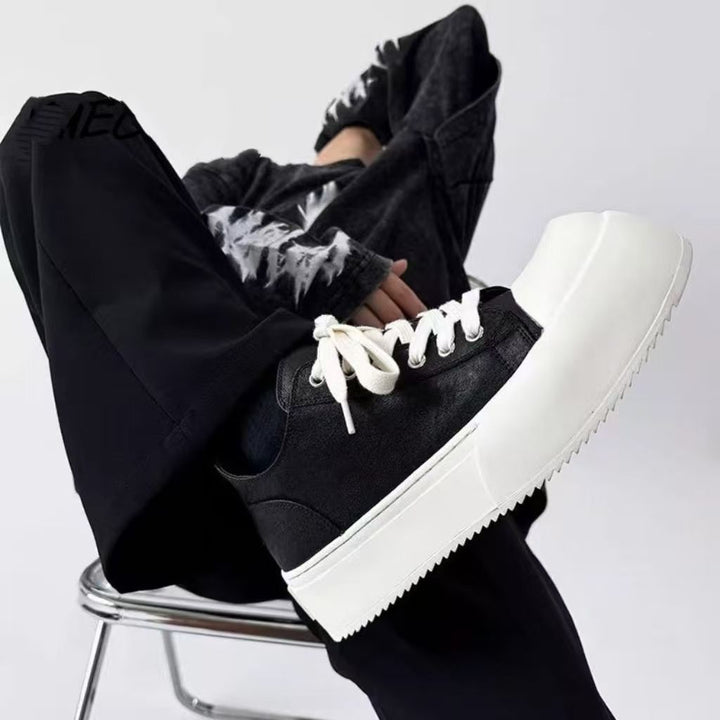 Damen Plateau Sneakers mit bequemer Dämpfung und trendigem Design Drune
