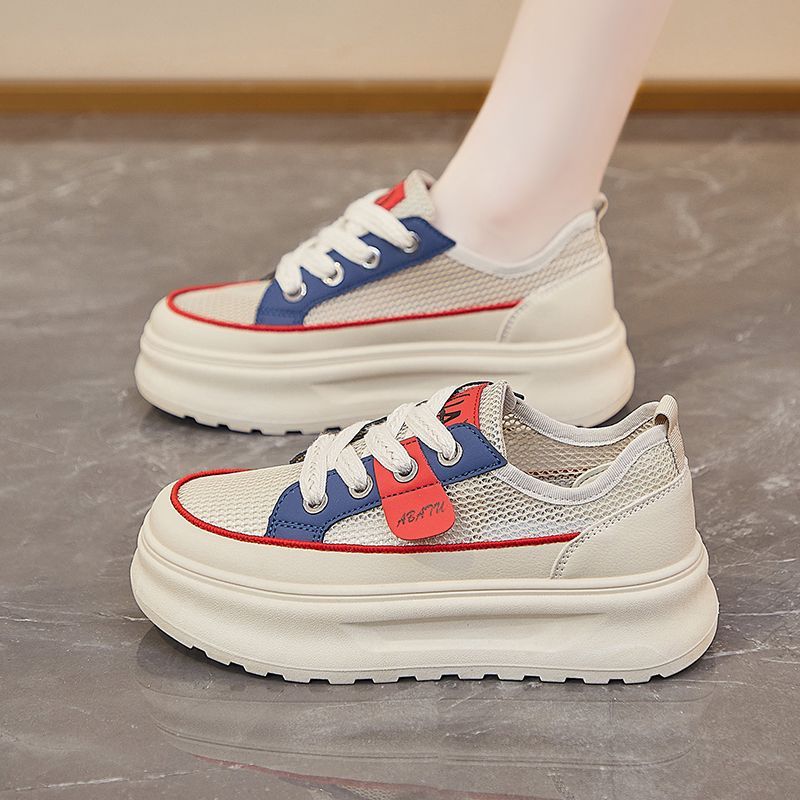Damen Leichte Wedge‑Sneaker mit Netzgewebe, ergonomischer Memory‑Innensohle und profilierter Laufsohle Drune