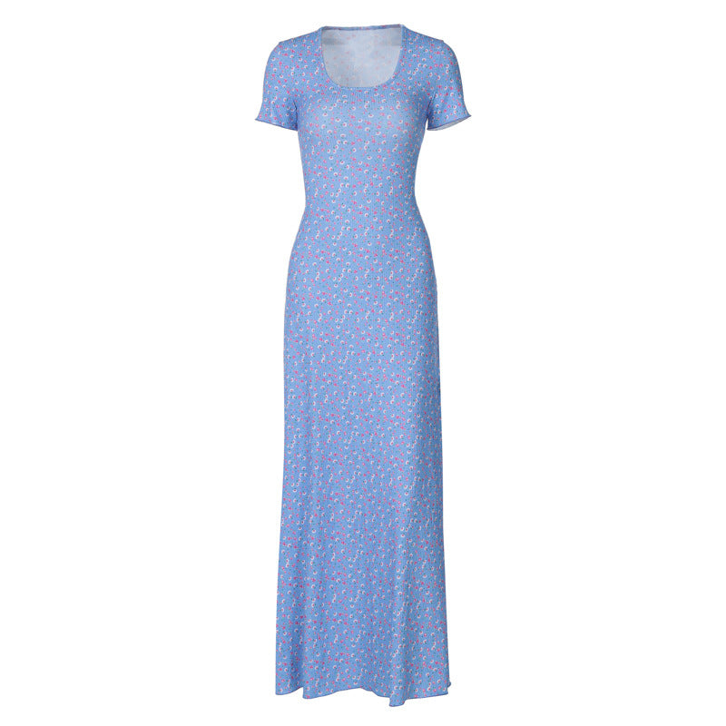 Damen Maxikleid mit floralem Muster Drune