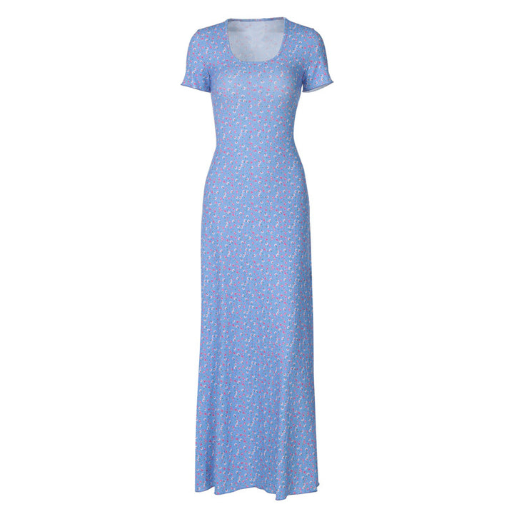 Damen Maxikleid mit floralem Muster Drune