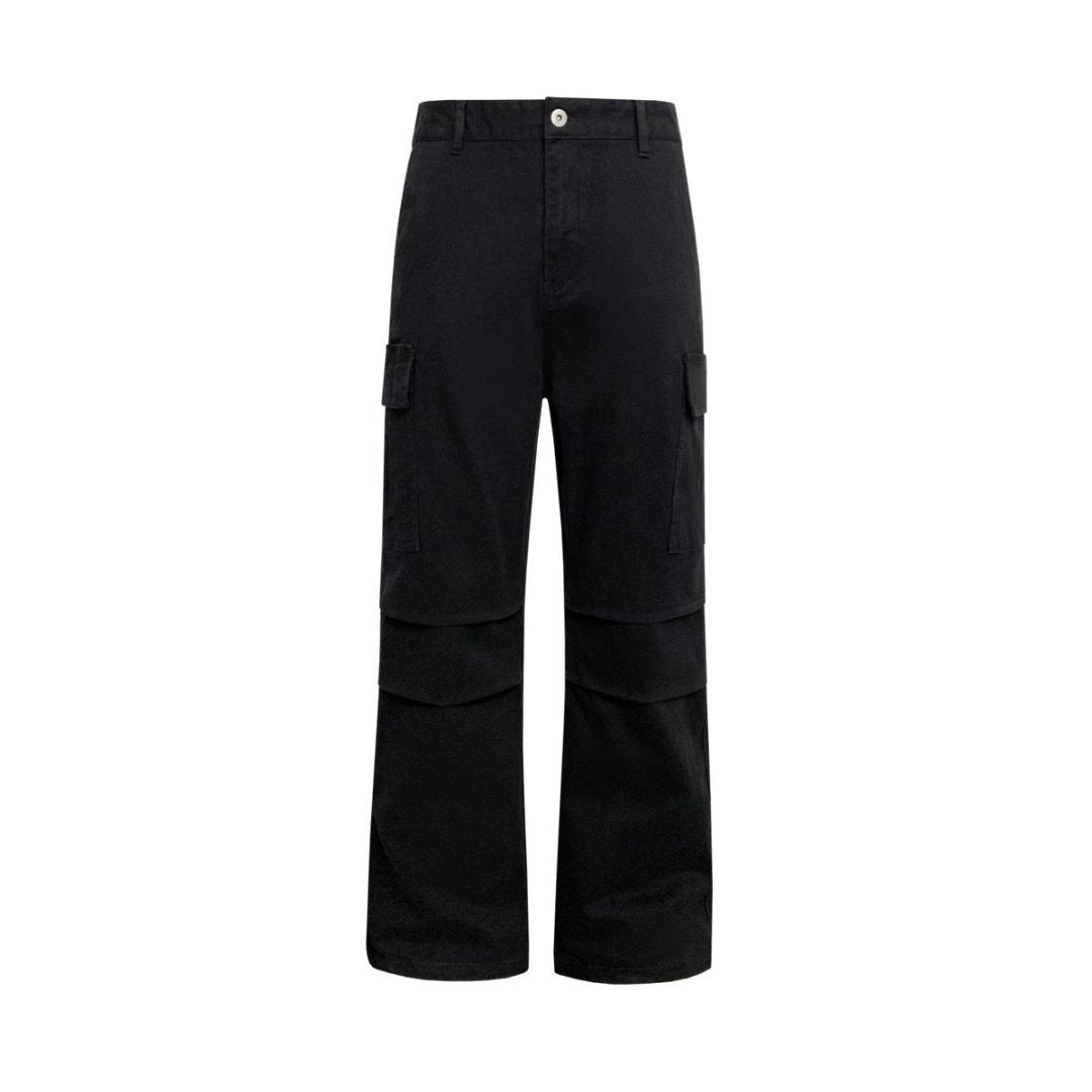 Herren Modische Cargo-Hose mit weiten Beinen Drune