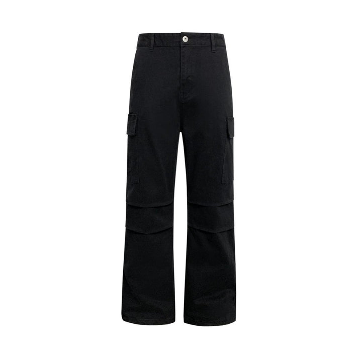 Herren Modische Cargo-Hose mit weiten Beinen Drune
