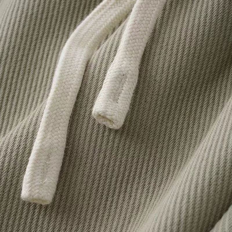 Herren Bequeme Freizeithose mit elastischem Bund und Seitentaschen Drune
