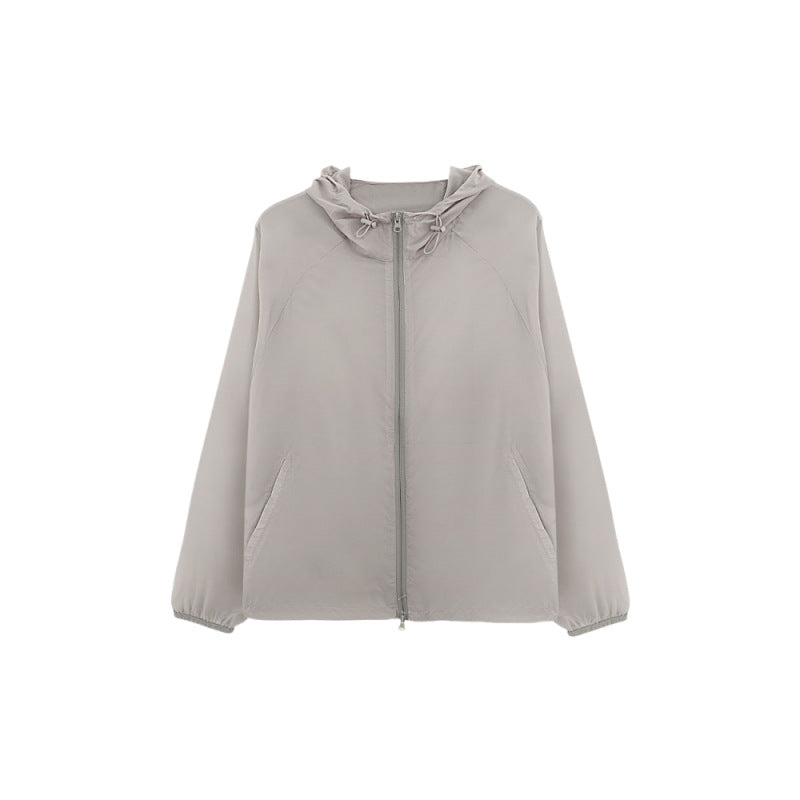 Damen transparente Übergangsjacke Drune
