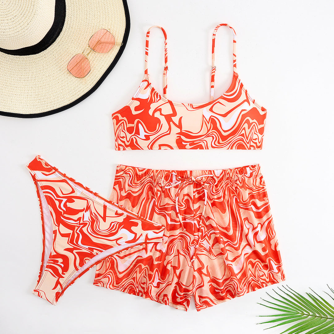 Damen Bikiniset mit innovativem Muster Drune