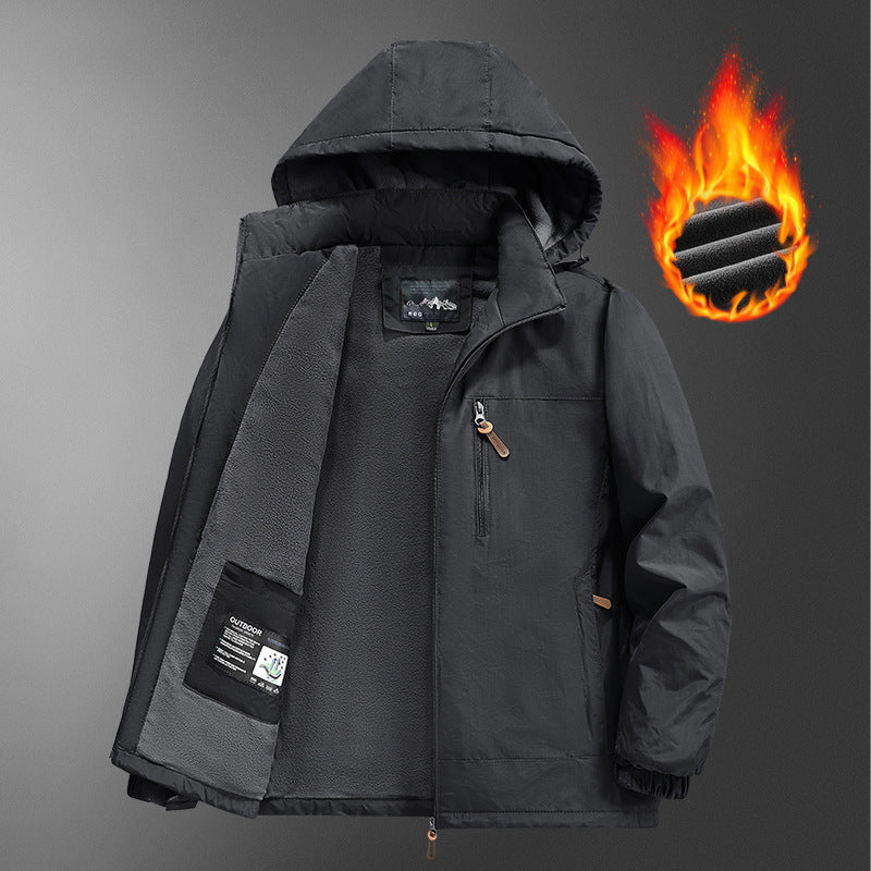 Herren Technische wasserabweisende Outdoor-Jacke Drune