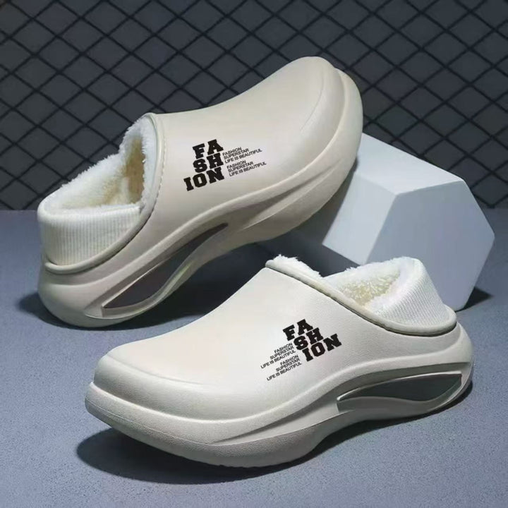 Damen Gefütterte Thermo‑Clogs aus leichtem EVA mit Teddyfutter und dämpfender Komfortsohle Drune