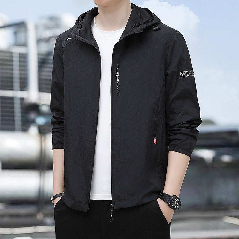 Herren Leichte wasserabweisende Outdoorjacke Drune