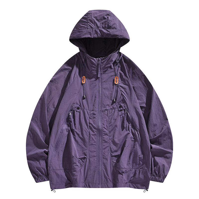 Unisex Leichte atmungsaktive Outdoor-Jacke Drune