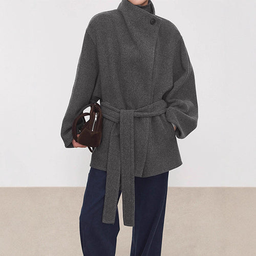 Damen oversized Wolljacke Drune
