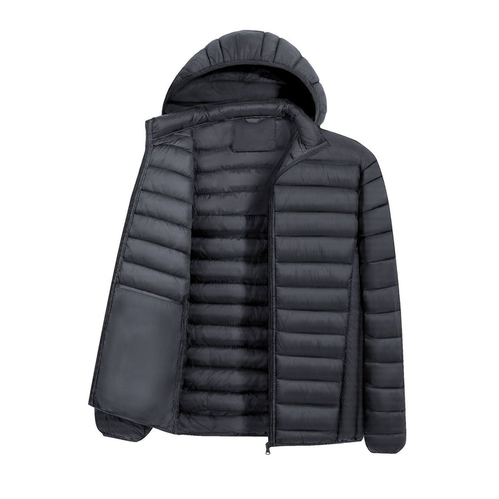 Herren Leichte Steppjacke mit Kapuze Drune