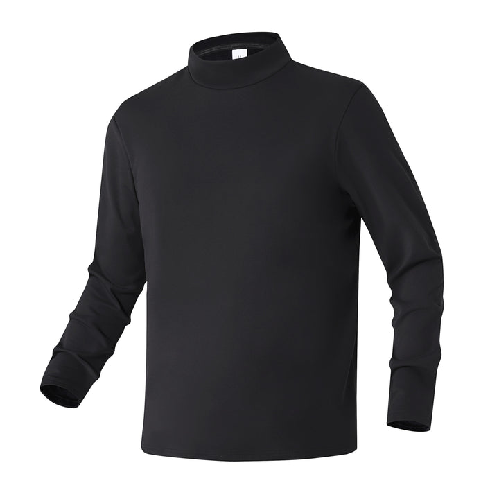 Damen Slim-Fit Langarmshirt mit Stehkragen aus funktionalem Jersey Drune