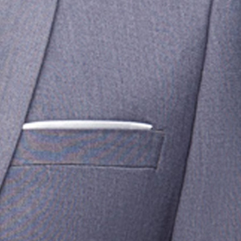 Herren Zweiteiliger Slim-Fit Anzug mit Ein-Knopf-Sakko und schmaler Anzughose Drune