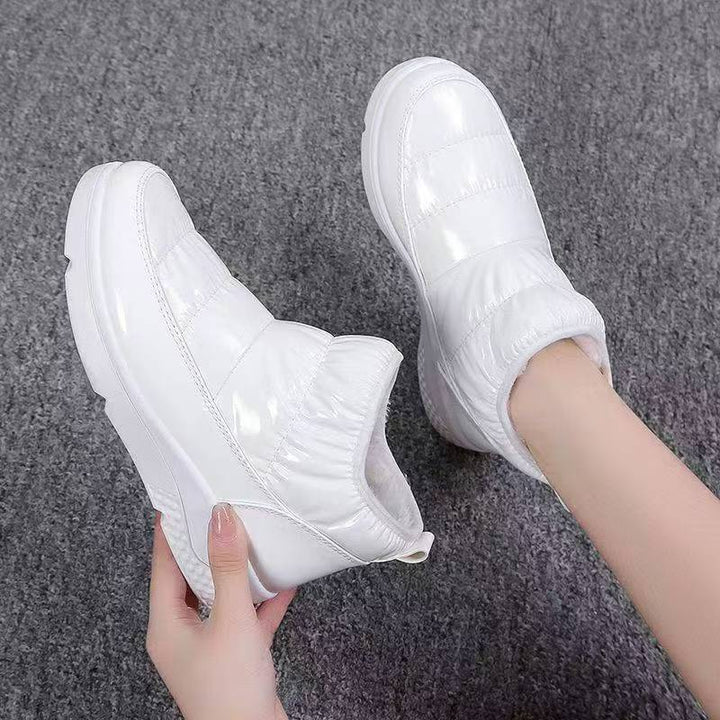 Damen Gepolsterte Slip-On Winter-Booties mit Keilsohle Drune