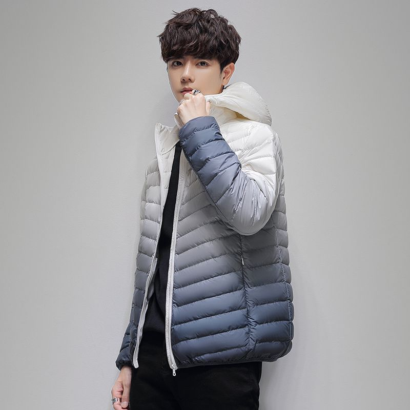 Herren leichte wattierte Steppjacke mit Stehkragen und Thermofutter Drune