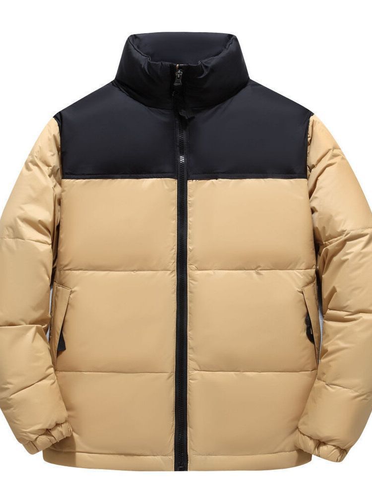 Herren modische und funktionale Steppjacke mit hohem Kragen Drune