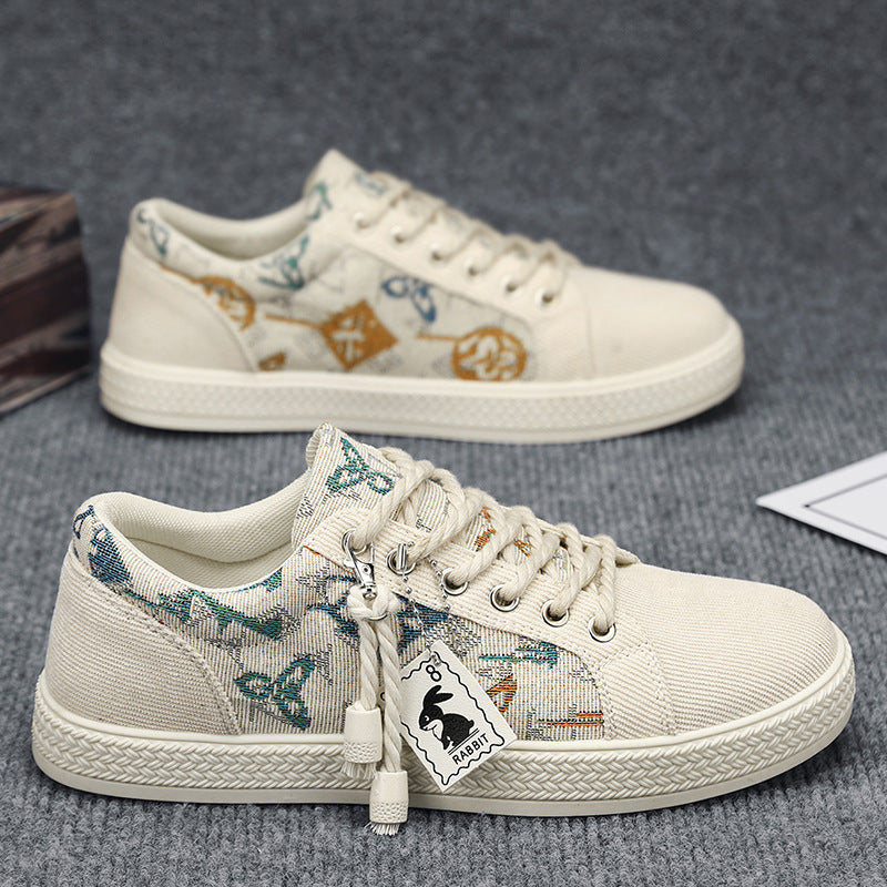 Damen Modische Sneakers mit einzigartigem Textil-Design Drune