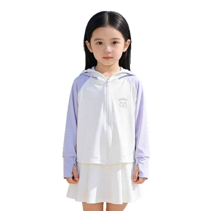 Damen Sommerliche UV-Schutzjacke mit Kapuze Drune