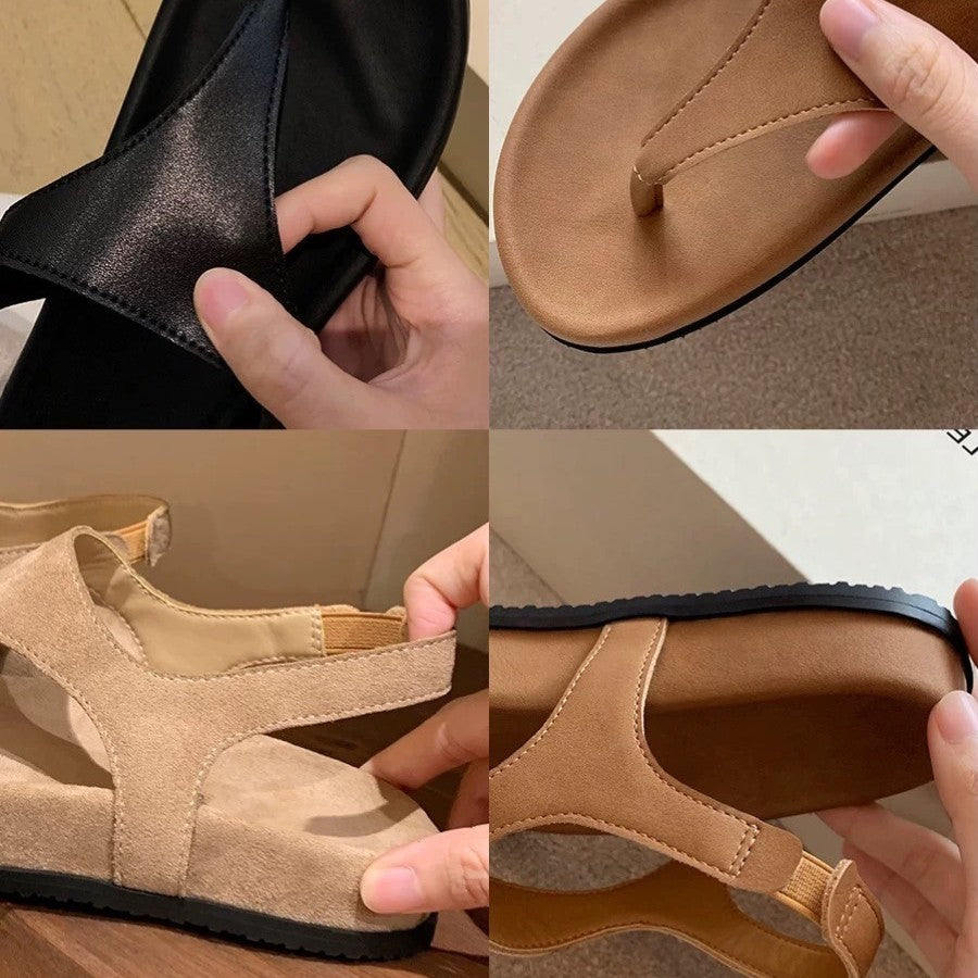 Damen Zehentrenner-Sandalen mit ergonomischem Fußbett und stilvollem Design Drune
