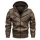 Herren Modische Kapuzenjacke mit Taschen Drune