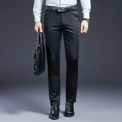 Herren elegante Business-Hosen mit Stretch-Anteil Drune