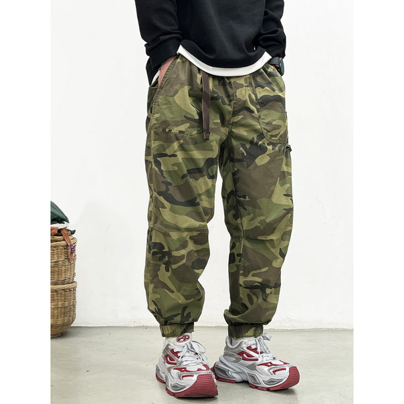 Herren Bequeme Camouflage Cargo-Hose Drune