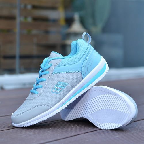 Damen Leichter Freizeit- und Walkingsneaker mit atmungsaktivem Obermaterial und ergonomischer Komfortsohle Drune