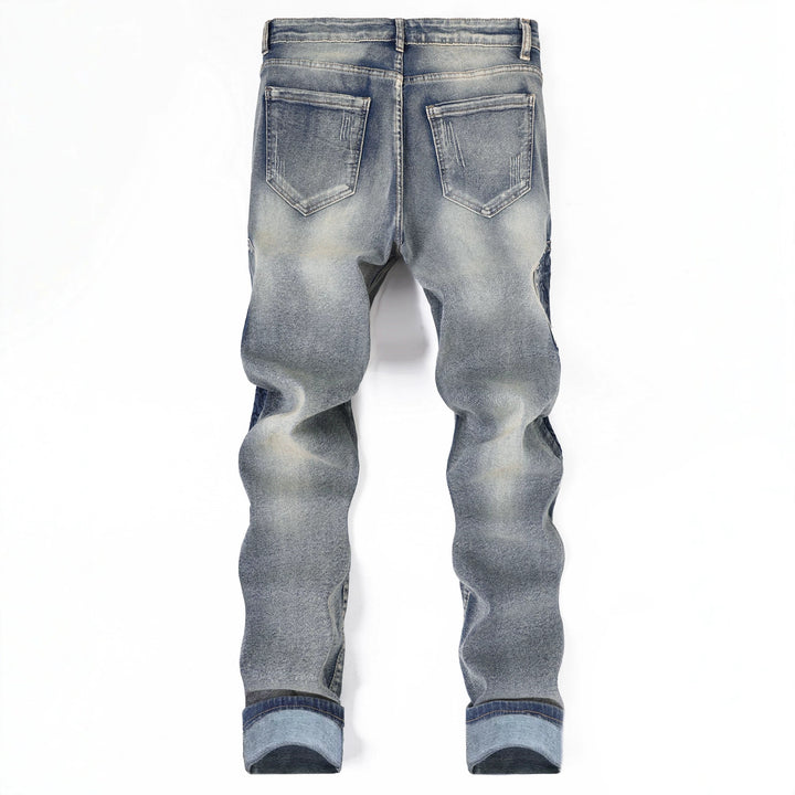 Herren Modische Jeans mit besonderen Nähten Drune