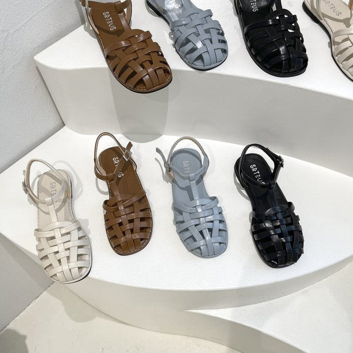 Damen Komfortable und atmungsaktive Zehentrenner-Sandalen Drune