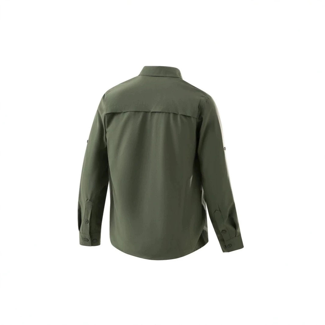 Herren Praktisches Outdoor-Hemd mit vielen Taschen Drune