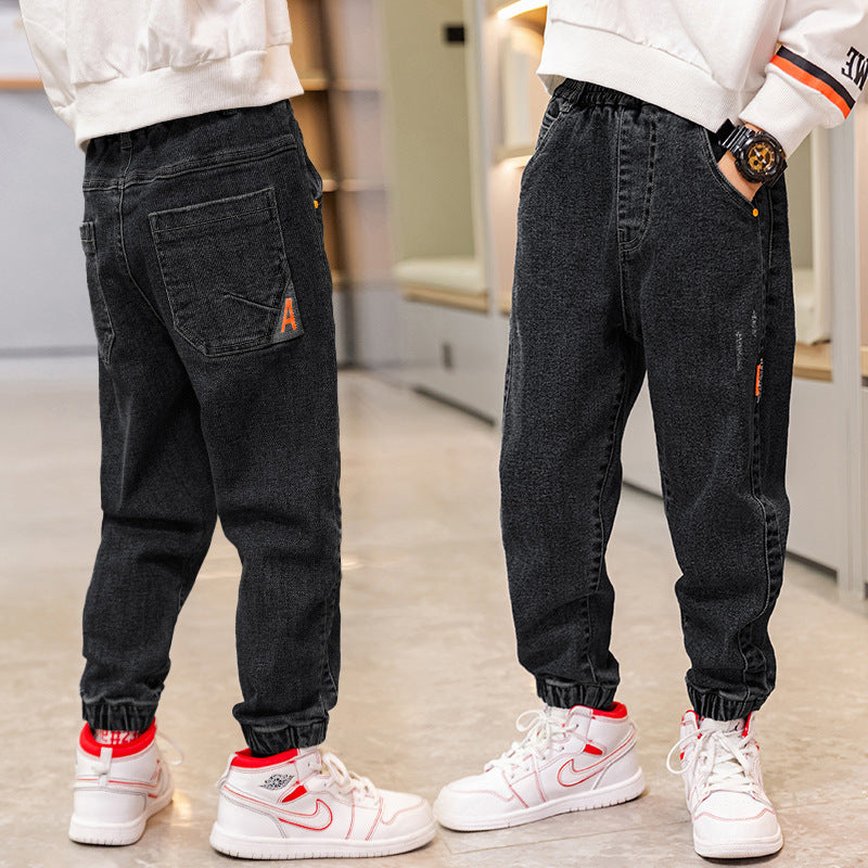 Herren lässige Fleece-Jeans mit wärmendem Innenfutter Drune