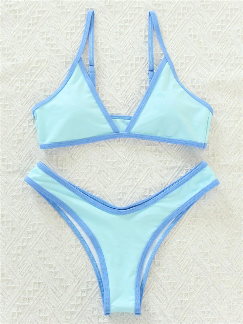 Damen Triangel-Bikini mit eleganter Naht und sportlichem Schnitt Drune