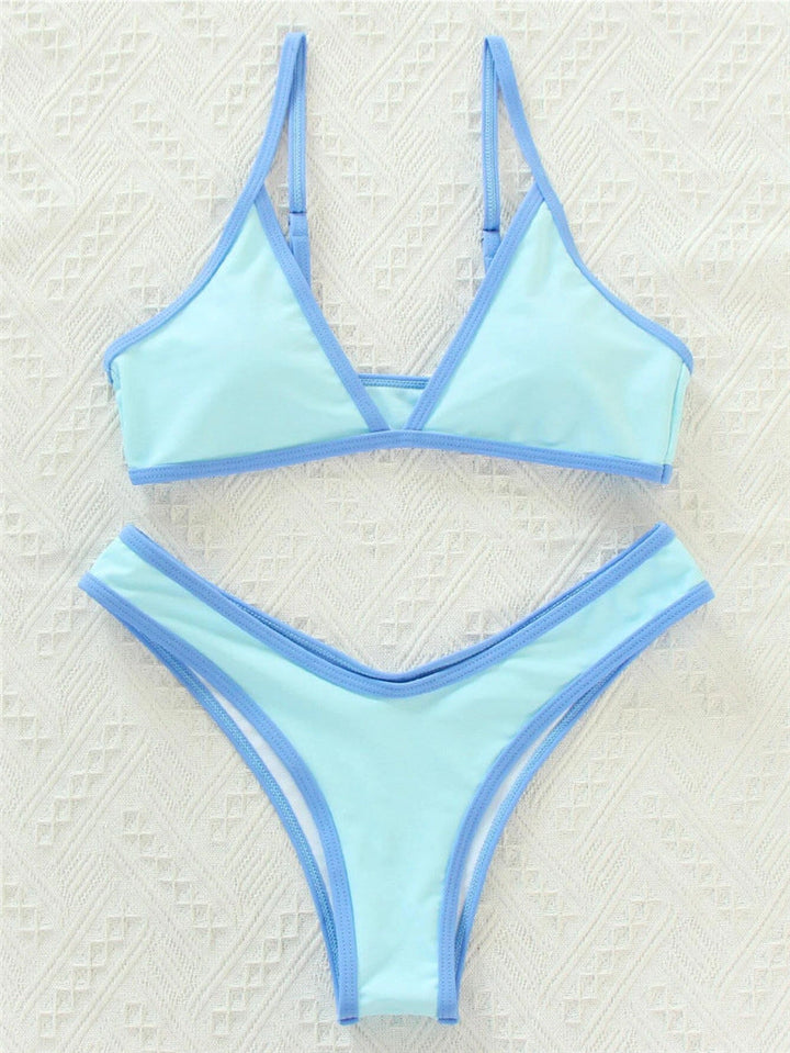 Damen Triangel-Bikini mit eleganter Naht und sportlichem Schnitt Drune