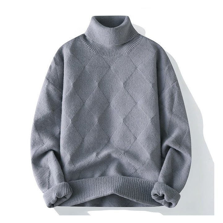 Damen Eleganter Rollkragenpullover Drune