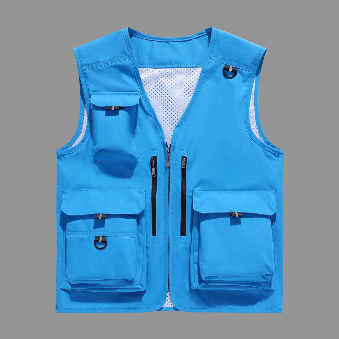 Herren Multifunktionale Outdoor-Weste mit zahlreichen Taschen Drune