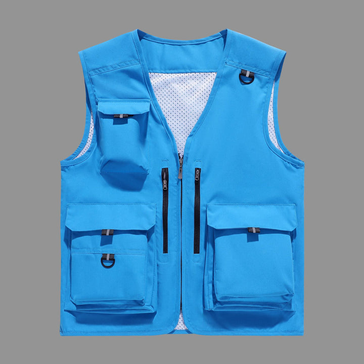 Herren Multifunktionale Outdoor-Weste mit zahlreichen Taschen Drune