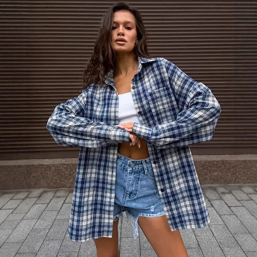 Damen lässige Plüschbluse im Oversized-Schnitt Drune