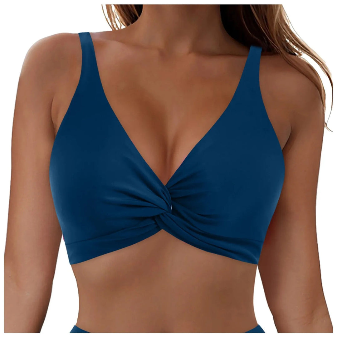 Damen Sportliches Bikinioberteil mit Twist-Design Drune
