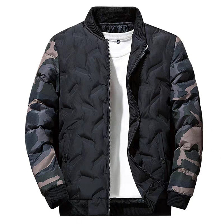Herren Modische Übergangsjacke im Camouflage-Stil Drune