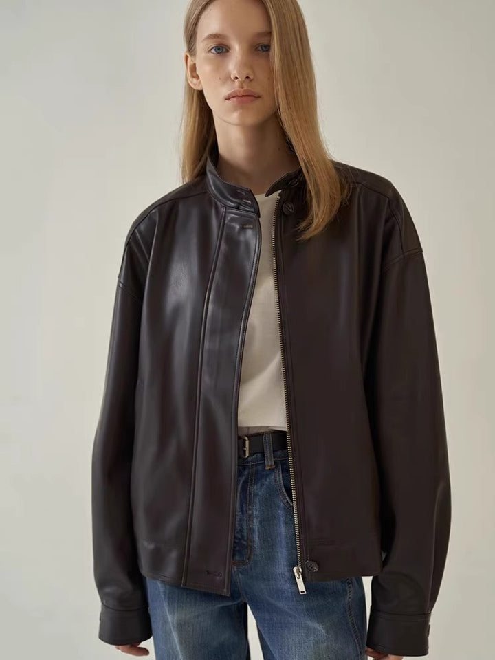 Damen Lederjacke Drune