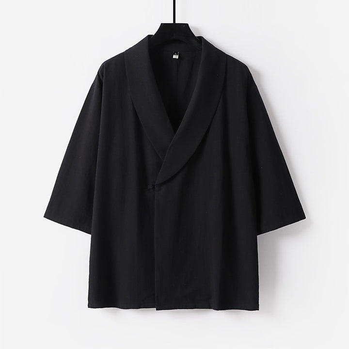 Damen Oversize Kimono-Blazer mit Schalkragen Drune