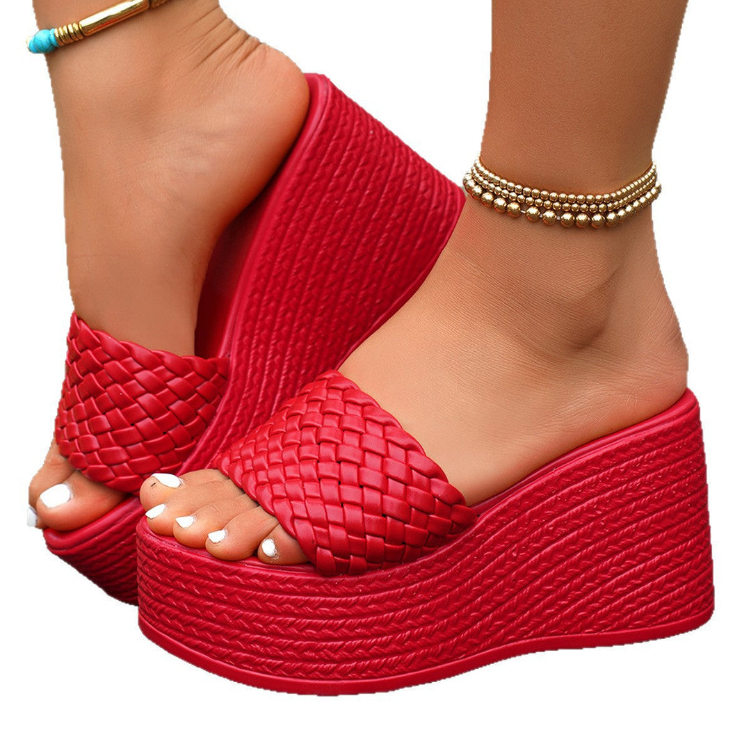 Damen Plateau Sandalen Drune